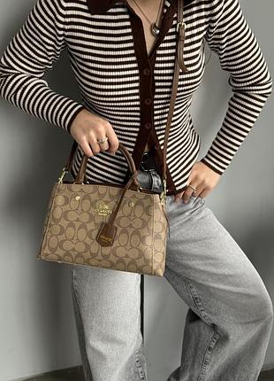 Сумка жіноча coach через плече 8