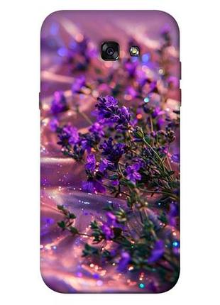 Чехол с принтом для samsung a720 galaxy a7 (2017) / для самсунг галакси а7 magic lavander