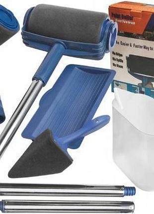 Комплект малярський валиків paint roller для фарбування з резервуаром, набір валиків для фарбування.