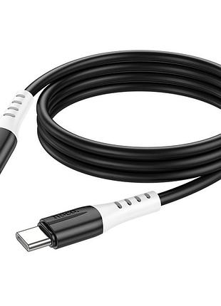 Дата кабель hoco x82 silicone type-c to lightning 20w (1m) black 4