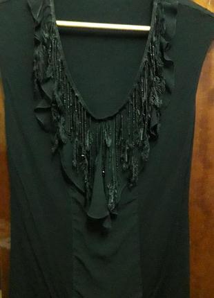 Футболка с перьями /топ intimissimi