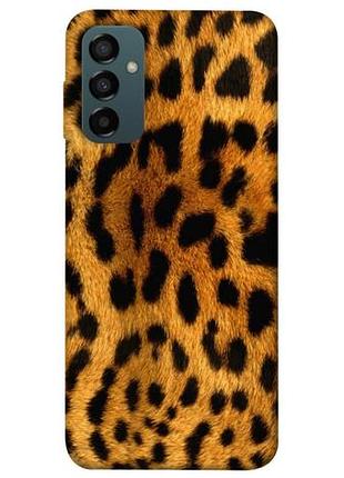Чехол с принтом для samsung galaxy m34 5g / для самсунг галакси м34 леопардовый принт