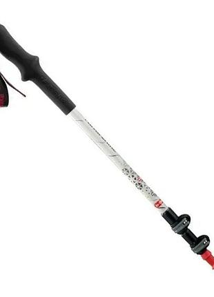 Треккинговая палка телескопическая naturehike st06 (nh17d006-d) 66-135см белая