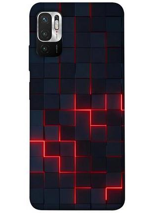 Чехол с принтом для xiaomi redmi note 10 5g / для ксяоми, сяоми, ксиоми редми ноте 10 кибер сетка