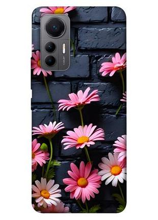 Чехол с принтом для xiaomi 12 lite / для ксяоми, сяоми, ксиоми 12 лайт розовый контраст