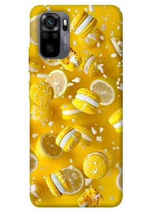 Чехол с принтом для xiaomi redmi note 10, note 10s для сяоми, ксиоми редми ноте 10, ноте 10с лимонный взрыв