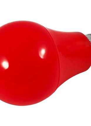 Светодиодная лампа 7w a60 e27 175-265v красная / lm3086 лемансо