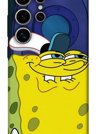 Чохол з принтом для samsung galaxy s25 ultra / для самсунг галаксі с25 ультра губка боб