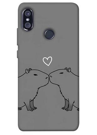 Чехол с принтом для xiaomi redmi note 5 pro, note 5 (dc) для сяоми редми ноте 5 про, ноте 5 капибары