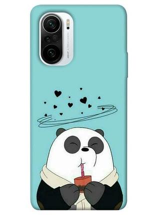 Чехол с принтом для xiaomi redmi k40, k40 pro, k40 pro+, poco f3 для сяоми редми к40 про +, поко ф3 пандочка