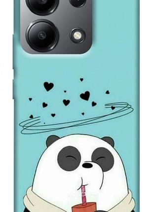 Чехол с принтом для xiaomi redmi note 13 4g / для ксяоми, сяоми, ксиоми редми ноте 13 пандочка