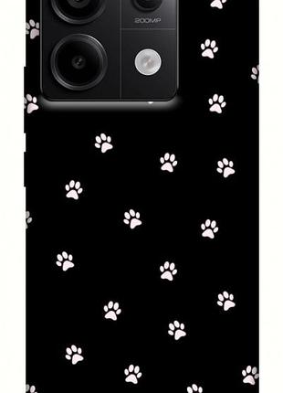 Чехол с принтом для xiaomi redmi note 13 pro 4g / для ксяоми, сяоми, ксиоми редми ноте 13 про лапки