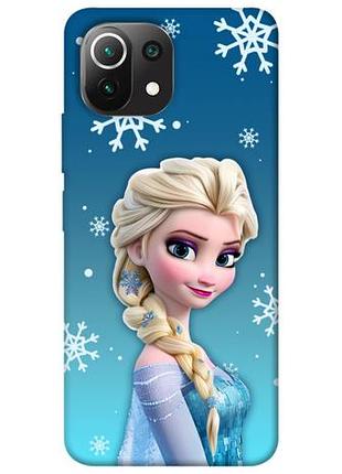 Чехол с принтом для xiaomi mi 11 lite / для ксяоми, сяоми, ксиоми ми 11 лайт эльза