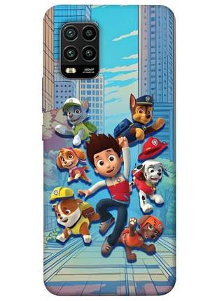 Чехол с принтом для xiaomi mi 10 lite / для ксяоми, сяоми, ксиоми ми 10 лайт патруль