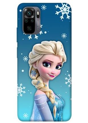 Чехол с принтом для xiaomi redmi note 10 / note 10s / для ксяоми, сяоми, ксиоми редми ноте 10, ноте 10с эльза