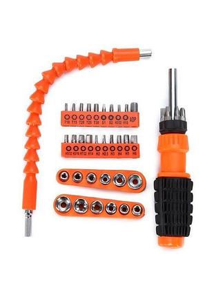 Набор инструментов на 43 предмета oem, отвертка с гибкой удлиняющей битой
