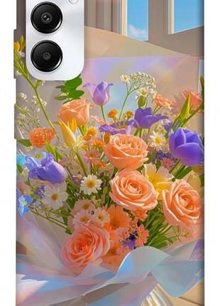 Чехол с принтом для samsung galaxy a05s / для самсунг галакси а05с яркий букет