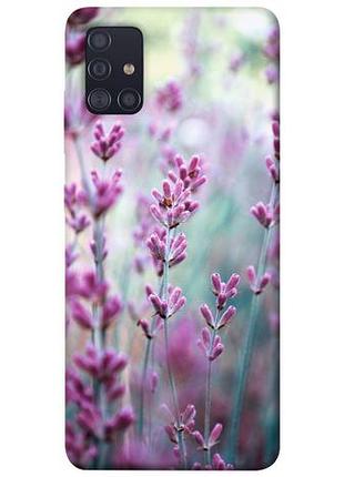 Чехол с принтом для samsung galaxy a51 / для самсунг галакси а51 лаванда 2
