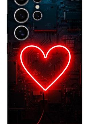 Чохол з принтом для samsung galaxy s25 ultra / для самсунг галаксі с25 ультра яскраве серце