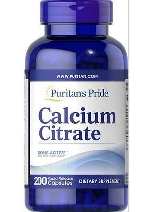 Кальций puritan's pride calcium citrate 200 caps