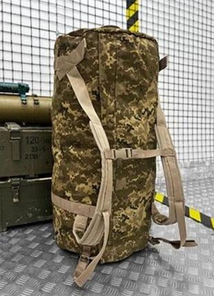 Тактична сумка баул ,tactical bag backpack піксель 110 л