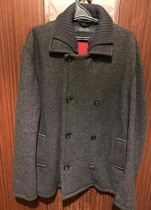 Оригінал gucci бушлат 56 xxl | made in italy | 68% вовна (шерсть)