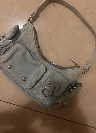 Сумка bershka джинсова