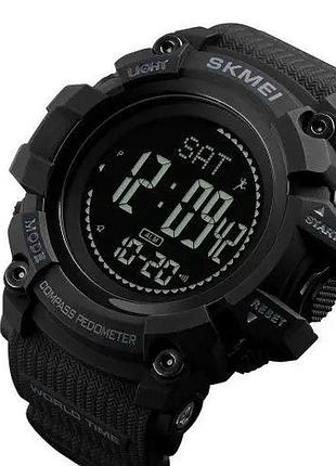 Военные тактические часы часы тактические противоударные skmei 1356bk black, мужские oc-538 тактические часы