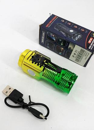Компактный аккумуляторный фонарь pld-hp01-3led, очень яркий фонарь, мощный фонарик для дома с зарядкой wq-32