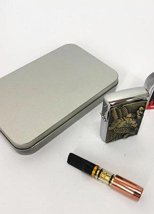 Необычная зажигалка, зажигалка в подарочном футляре, подарок парню зажигалки бензиновые yx-12
