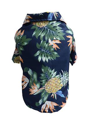 Гавайська сорочка для собак pet style синя s