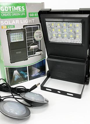 Led прожектор аккумуляторный, яркая светодиодная лампа для похода, фонарь аварийный переносной rh-93