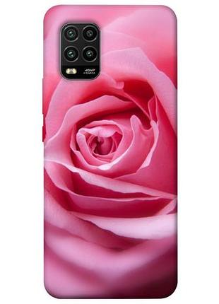 Чехол с принтом для xiaomi mi 10 lite / на ксяоми, сяоми, ксиоми ми 10 лайт pink bud