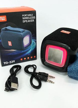 Громкая блютуз колонка tg339, хорошая колонка для музыки портативная с bluetooth va-82