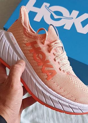 Hoka carbon x3 •peach•