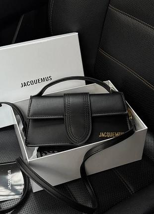 Jacquemus le bambino handbag with adjustable crossbody black