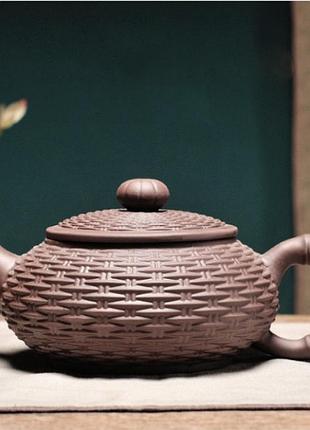 Чайник низкая корзина 600 мл,специальный чайник для заварки китайского чая,традиционный китайский чайник