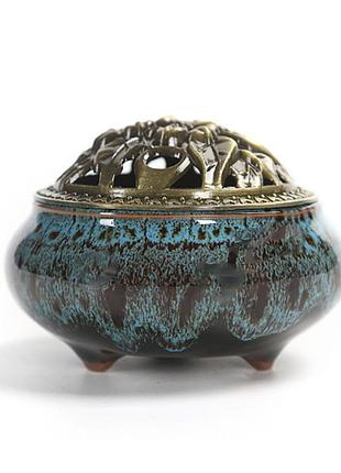 Курильниця для аромаконусів курильниця з кераміки для ароматичних конусів курильниця для пахощів