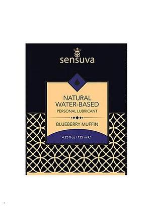 Пробник sensuva – natural water-based blueberry muffin (6 мл)