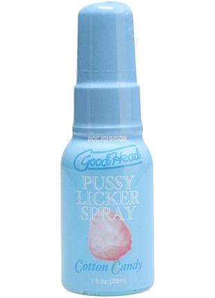 Спрей для кунілінгу doc johnson goodhead pussy licker spray — cotton candy 29 мл