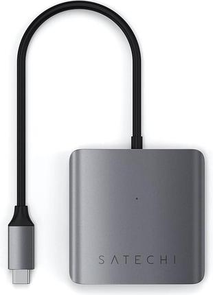 Адаптер satechi 4-port usb-c hub with pd (st-h4cpdm)