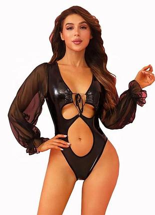 Боди jsy «интригующая жюстин» с мокрым эффектом one size