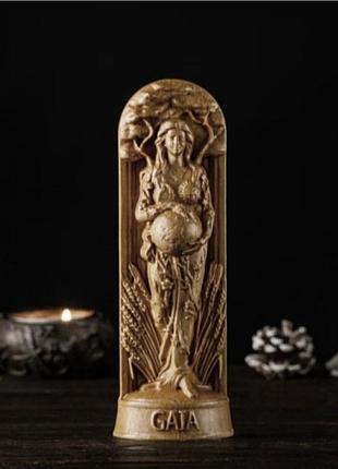 Статуэтка из полистоуна гайя,статуэтка настольная,статуэтка под дерево,красивая настольная статуэтка