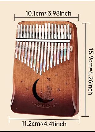 Калімба музичний інструмент на 17 ноту класичний музичний інструмент, дрібний музичний