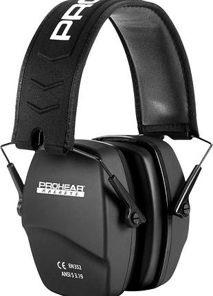 Активные наушники сложные тактические для стрельбы и защиты органов слуха prohear 016 black