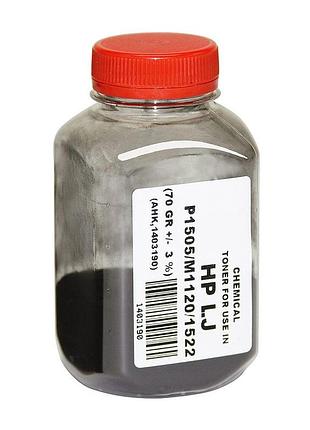 Тонер анк для hp lj p1005/p1505/m1120/1522 бутль 70г black (1403190)