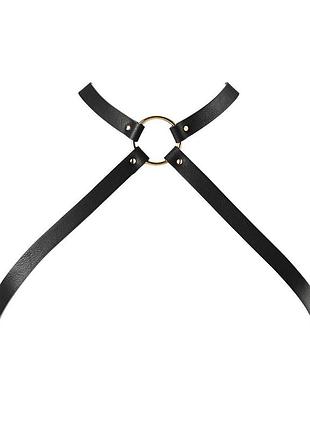 Портупея из экокожи bijoux indiscrets maze — cross chest harness black