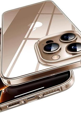 Чехол torras для iphone 16 pro, прозрачный ультратонкий силиконовый 6.3 дюйма