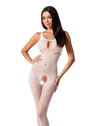 Бодистокинг с доступом к интимным местам passion bs078 white