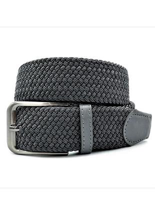 Ремінь гумка 3,8 х 105 см weatro темно-сірий gym-38kit-08